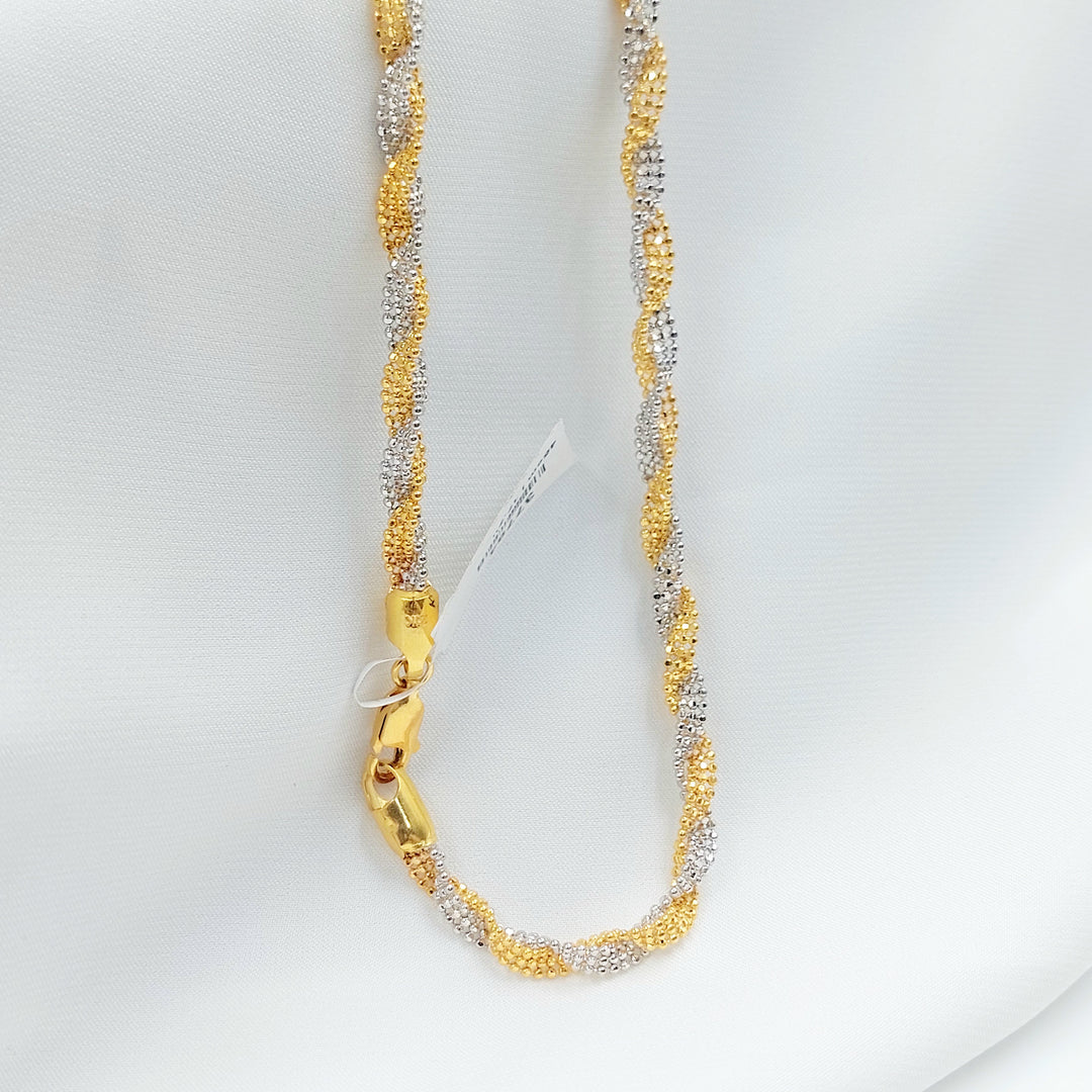 21K سنسال فانسي 4mm-مجوهرات الشيخ سعيد-Saeed Jewelry 