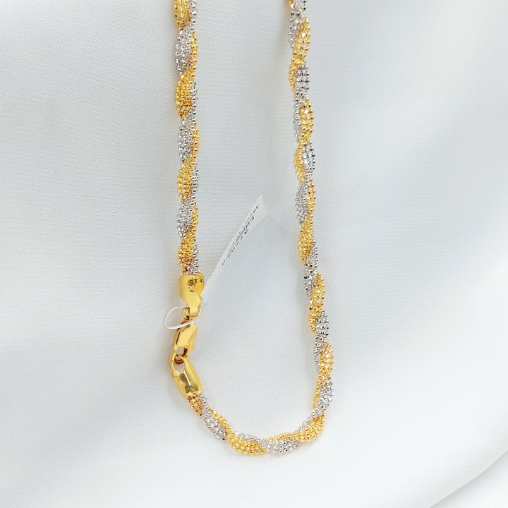 21K سنسال فانسي 4mm-مجوهرات الشيخ سعيد-Saeed Jewelry 