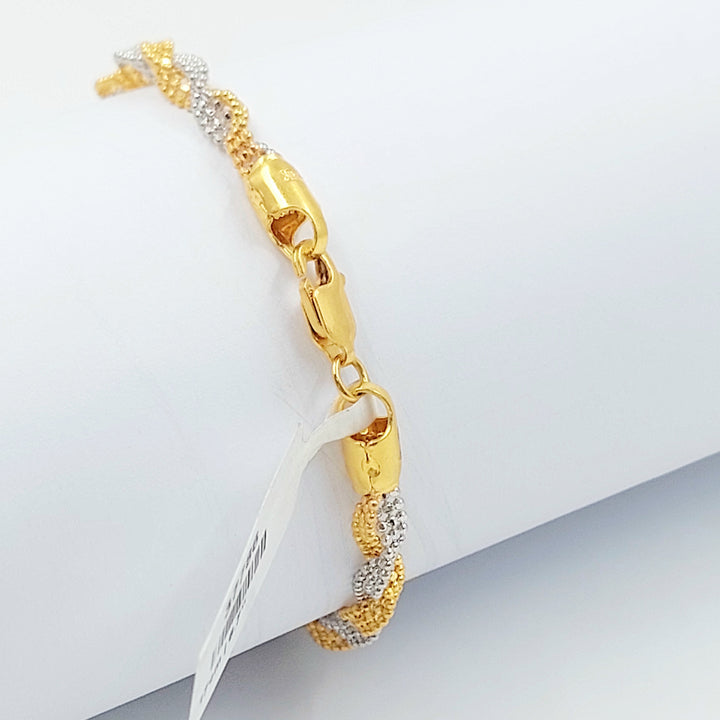 21K اسوارة فانسي-مجوهرات الشيخ سعيد-Saeed Jewelry 
