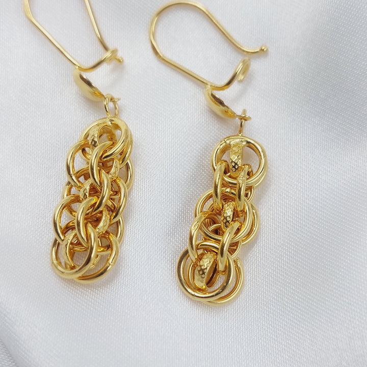 21K حلق شنكل-مجوهرات الشيخ سعيد-Saeed Jewelry 