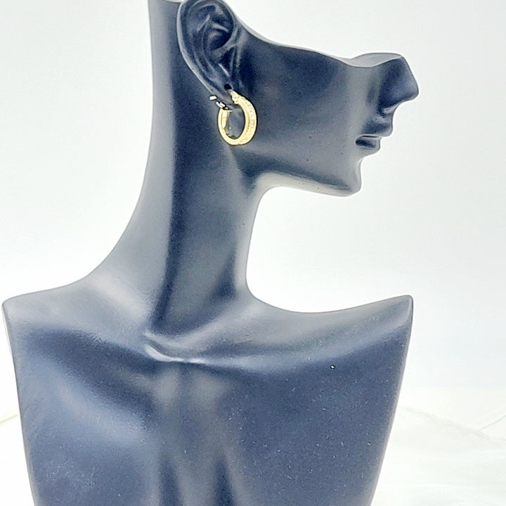18K حلق ذبلة اكسترا-مجوهرات الشيخ سعيد-Saeed Jewelry 