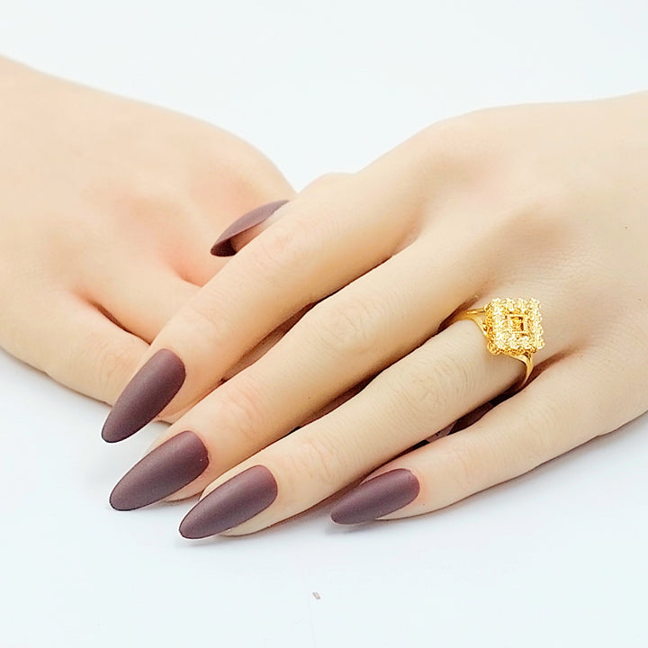 21K خاتم اكسترا-مجوهرات الشيخ سعيد-Saeed Jewelry 