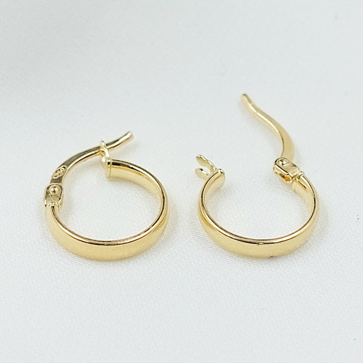 18K حلق ذبلة اطفال-مجوهرات الشيخ سعيد-Saeed Jewelry 