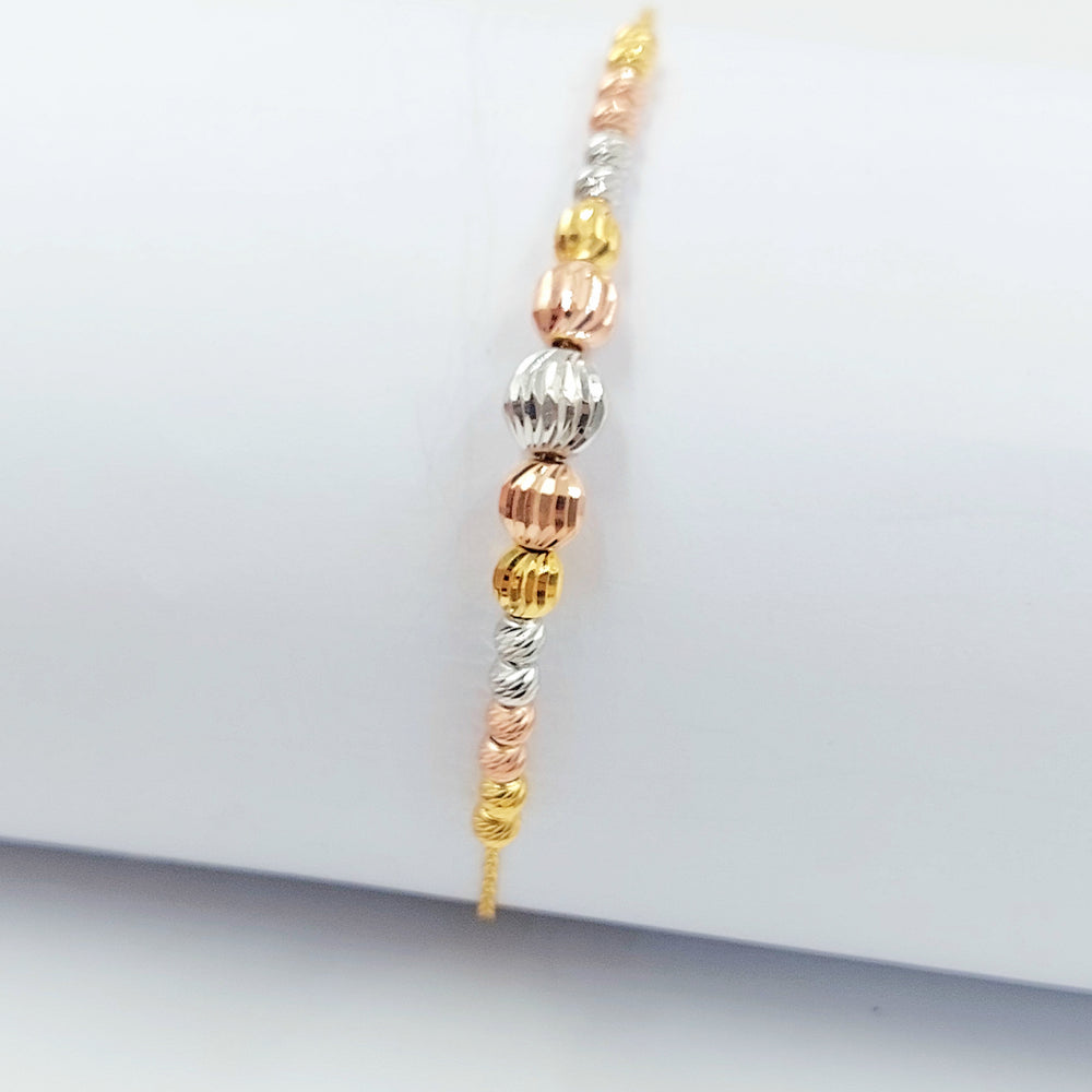 21K اسوارة طابات اكسترا-مجوهرات الشيخ سعيد-Saeed Jewelry 