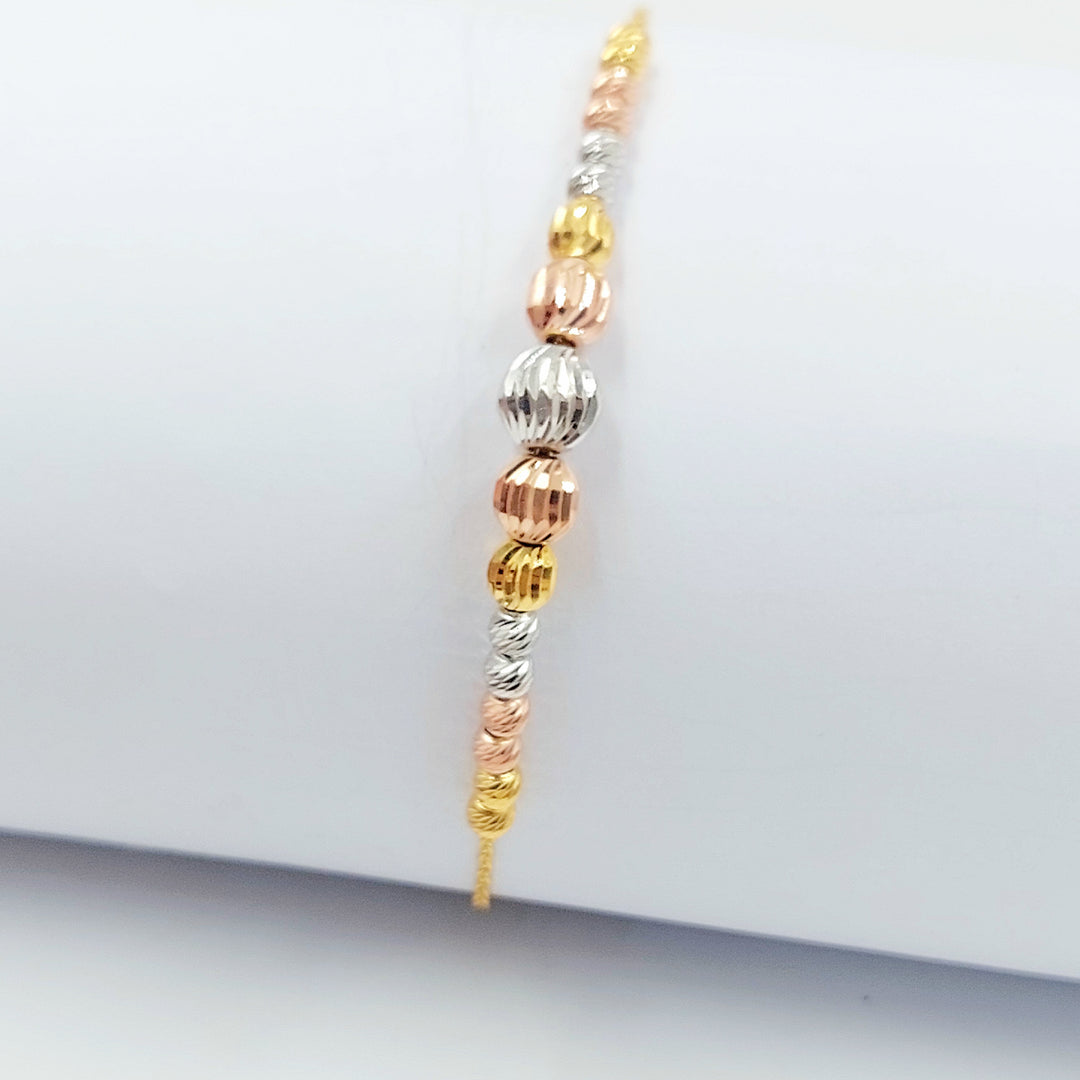 21K اسوارة طابات اكسترا-مجوهرات الشيخ سعيد-Saeed Jewelry 