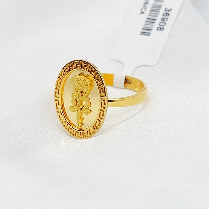 21K خاتم اونصه-مجوهرات الشيخ سعيد-Saeed Jewelry 
