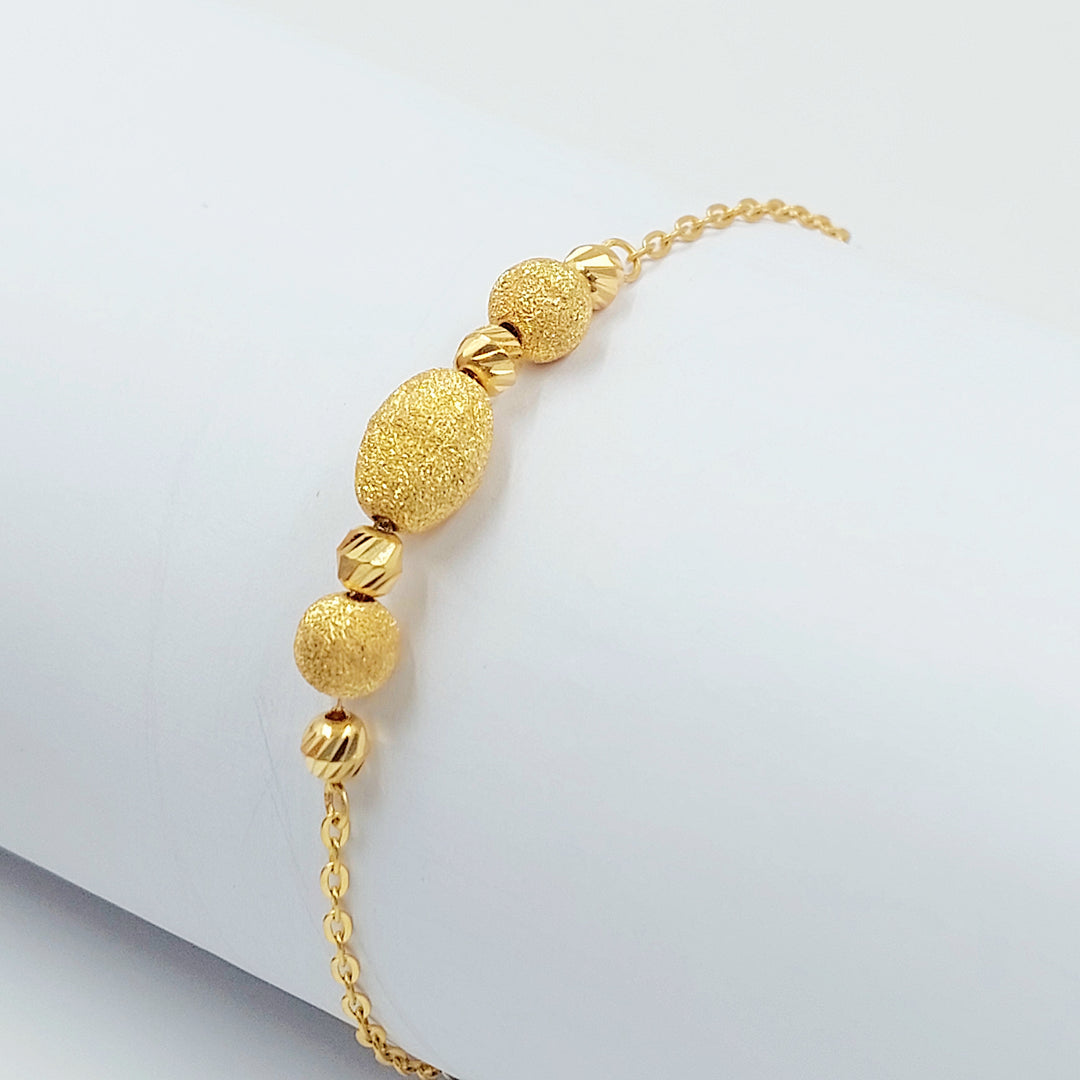 21K اسوارة طابات-مجوهرات الشيخ سعيد-Saeed Jewelry 