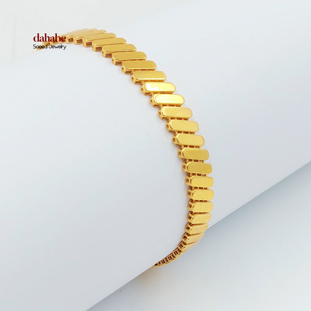 21K اسوارة افعى-مجوهرات الشيخ سعيد-Saeed Jewelry 