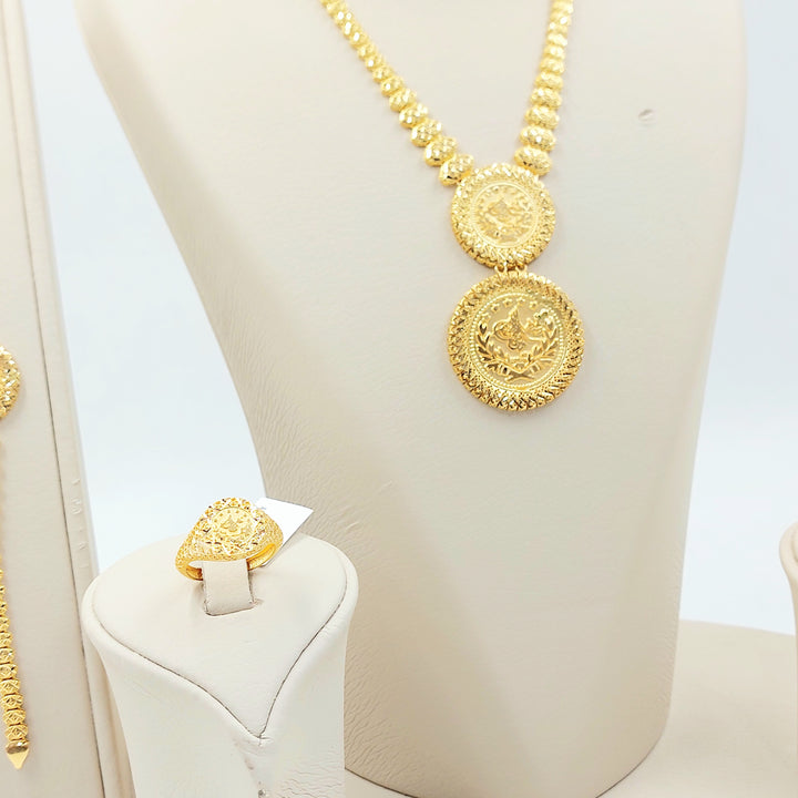 21K طقم رشادي اكسترا-مجوهرات الشيخ سعيد-Saeed Jewelry 