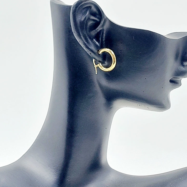 18K حلق ذبلة اطفال-مجوهرات الشيخ سعيد-Saeed Jewelry 