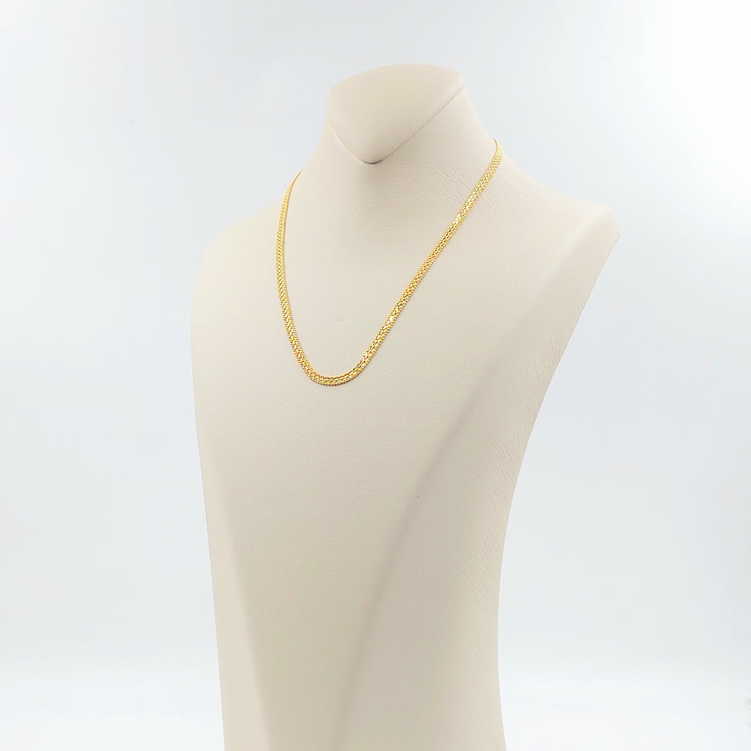 21K سنسال  ماليزي 3mm-مجوهرات الشيخ سعيد-Saeed Jewelry 