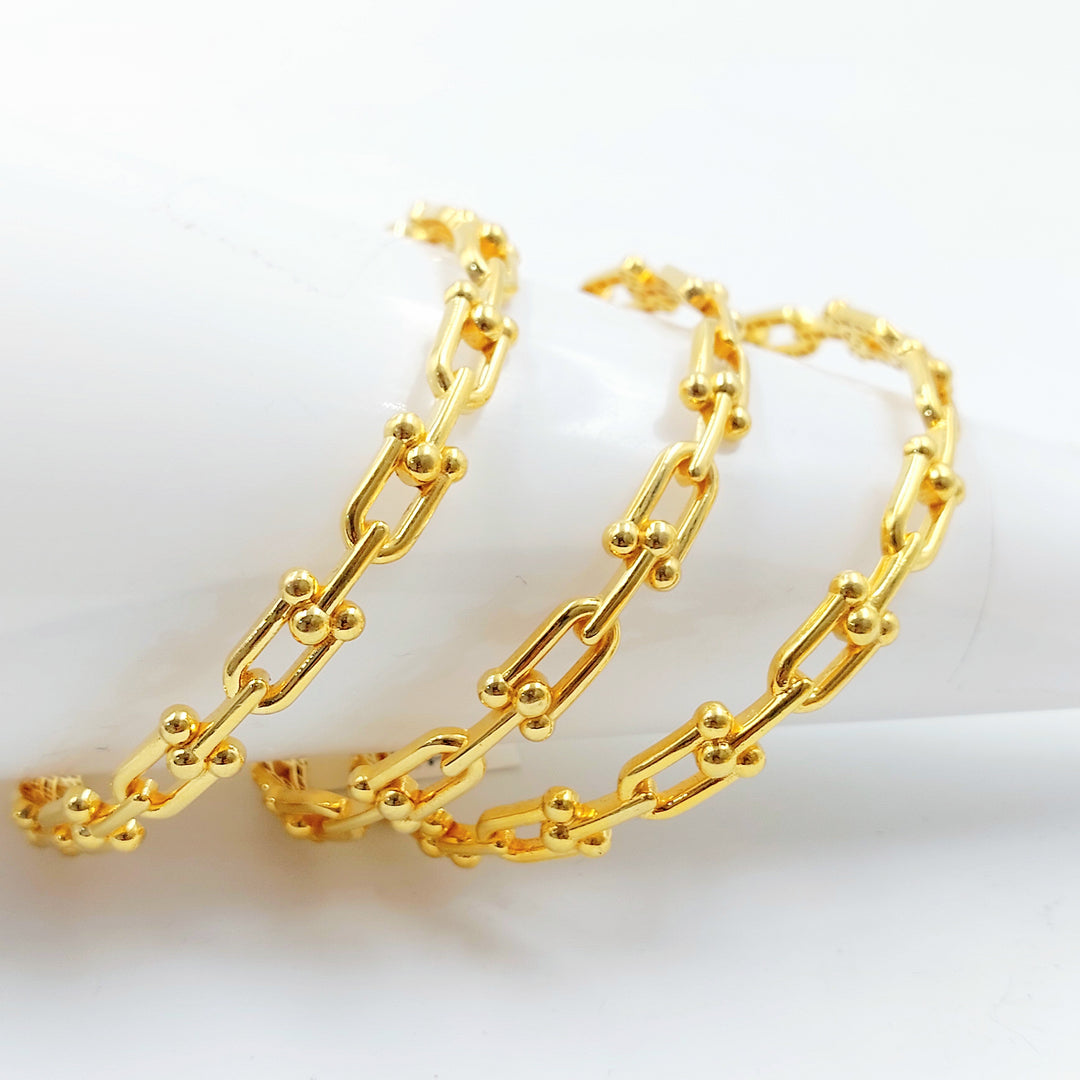 21K سحبة بيبر كليب-مجوهرات الشيخ سعيد-Saeed Jewelry 