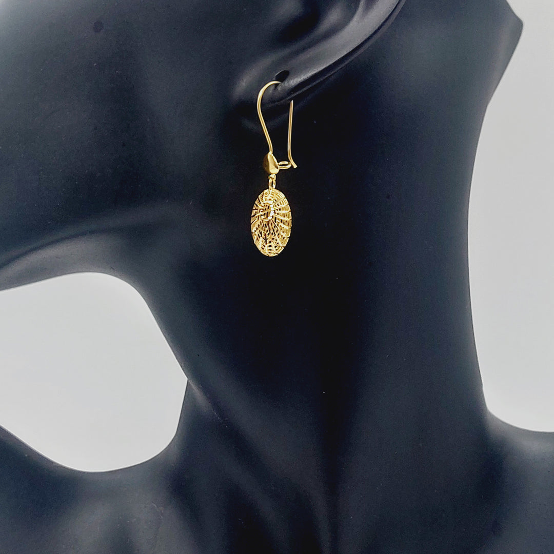 21K حلق شنكل اكسترا-مجوهرات الشيخ سعيد-Saeed Jewelry 