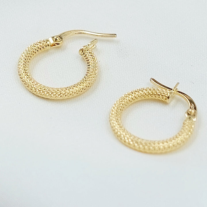18K حلق ذبلة اكسترا-مجوهرات الشيخ سعيد-Saeed Jewelry 