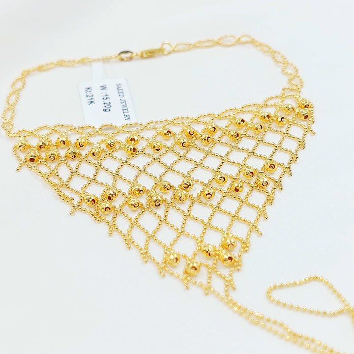 21K كف طابات اكسترا-مجوهرات الشيخ سعيد-Saeed Jewelry 