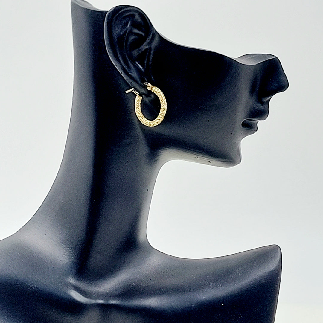 18K حلق ذبلة اكسترا-مجوهرات الشيخ سعيد-Saeed Jewelry 