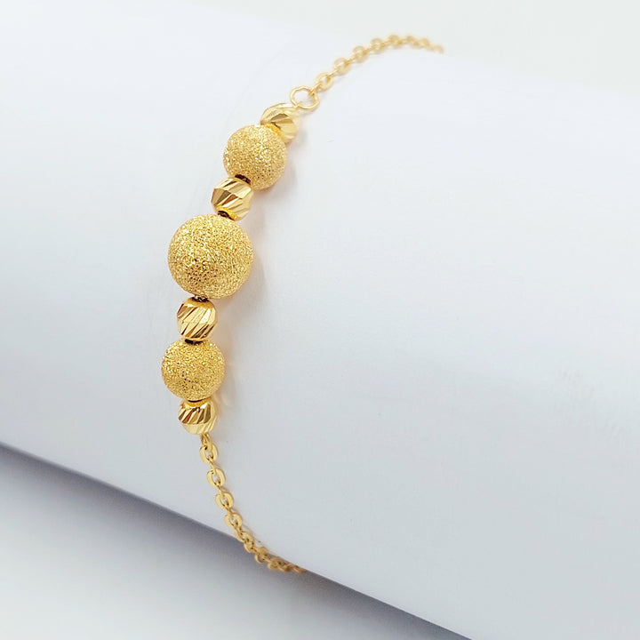 21K اسوارة طابات-مجوهرات الشيخ سعيد-Saeed Jewelry 