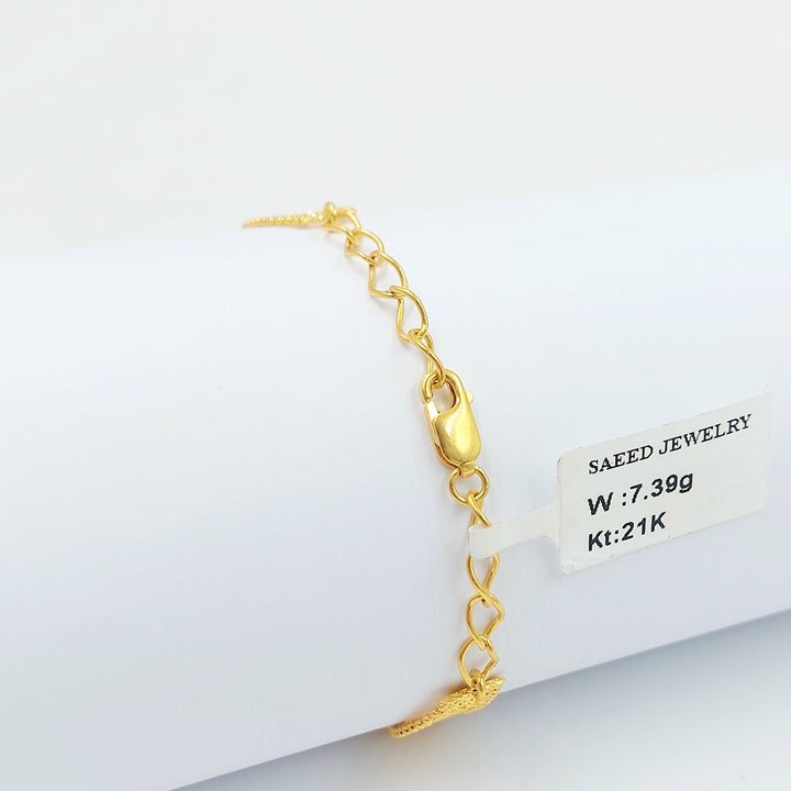21K اسوارة اكسترا-مجوهرات الشيخ سعيد-Saeed Jewelry 