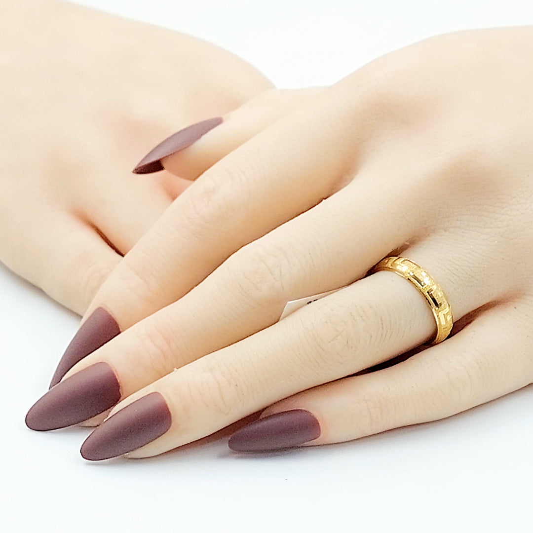 21K ذبلة فيرنا رفيع-مجوهرات الشيخ سعيد-Saeed Jewelry 
