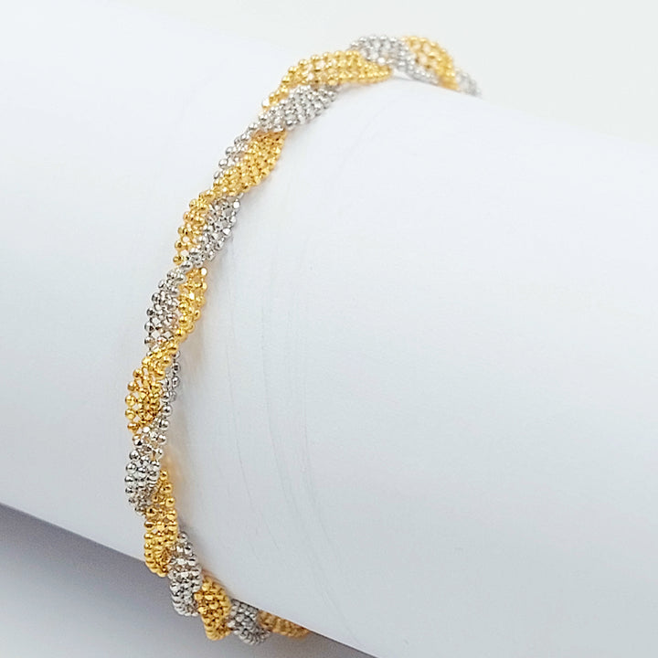 21K اسوارة فانسي-مجوهرات الشيخ سعيد-Saeed Jewelry 