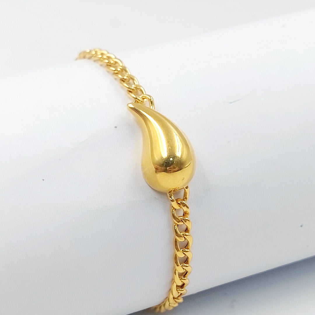 21K اسوارة لوزة-مجوهرات الشيخ سعيد-Saeed Jewelry 