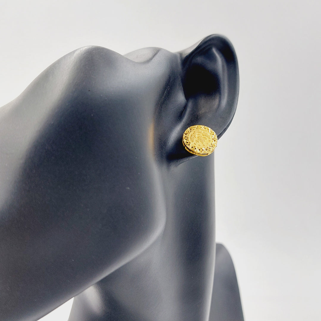 21K حلق رشادي-مجوهرات الشيخ سعيد-Saeed Jewelry 