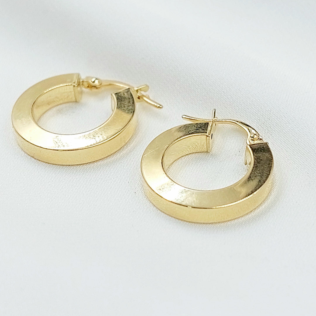 18K حلق ذبلة اكسترا-مجوهرات الشيخ سعيد-Saeed Jewelry 
