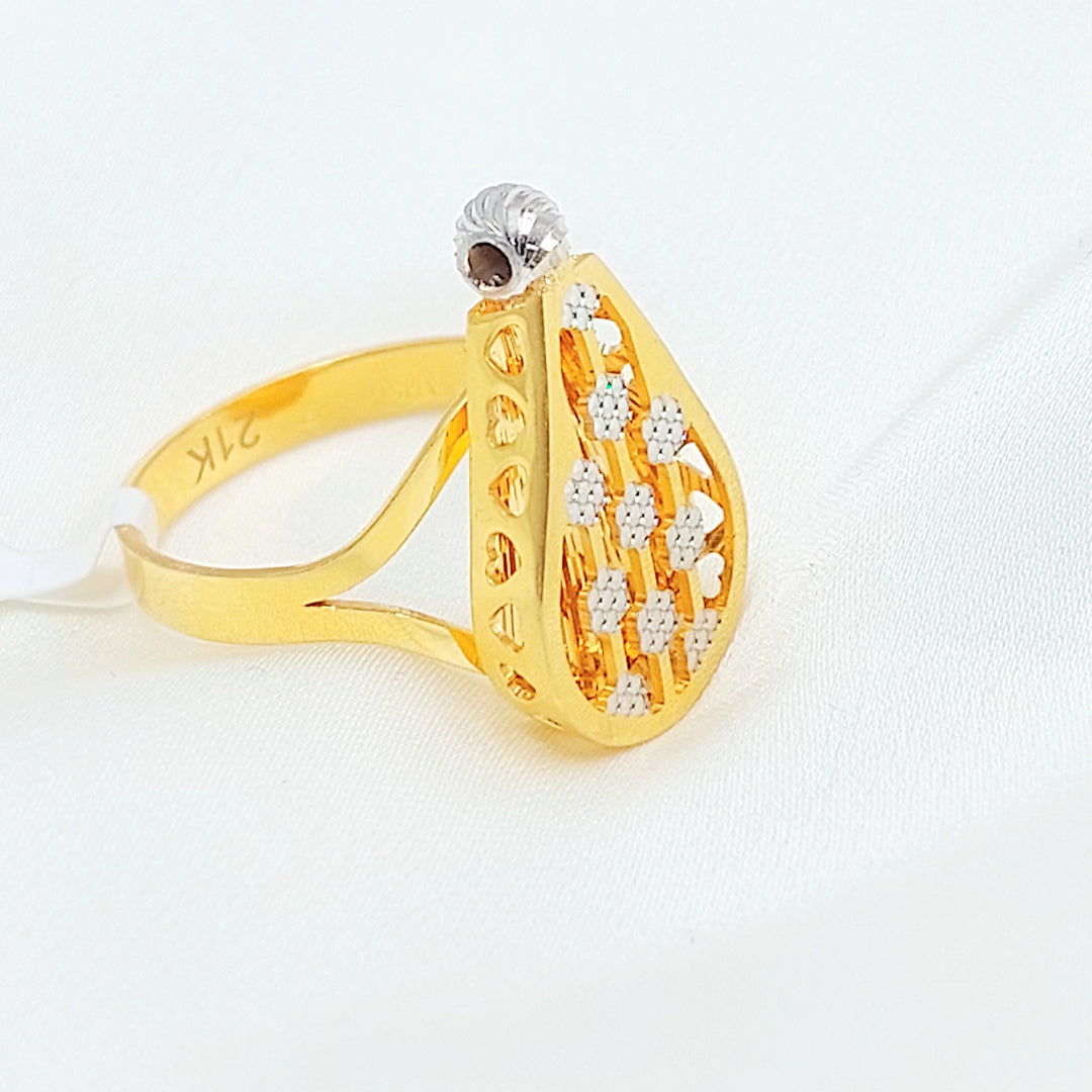 21K خاتم اكسترا-مجوهرات الشيخ سعيد-Saeed Jewelry 