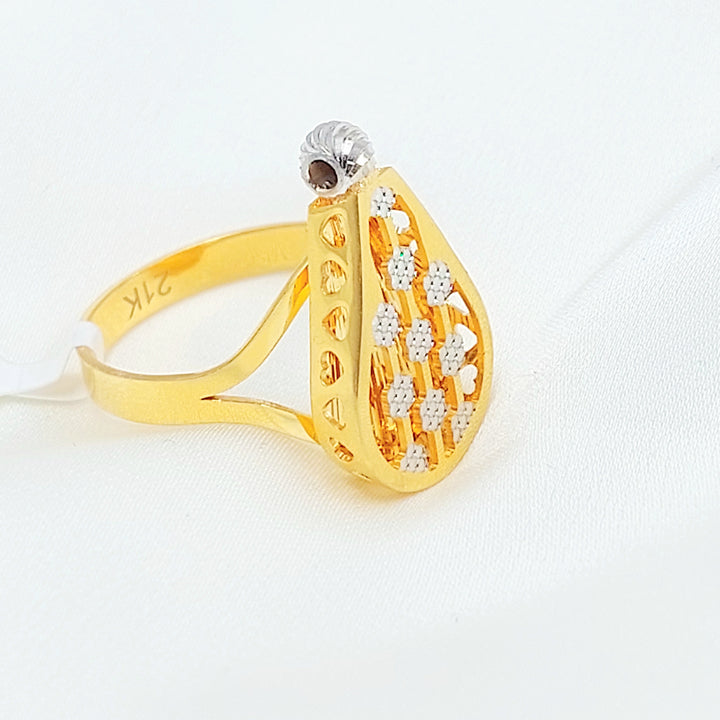 21K خاتم اكسترا-مجوهرات الشيخ سعيد-Saeed Jewelry 