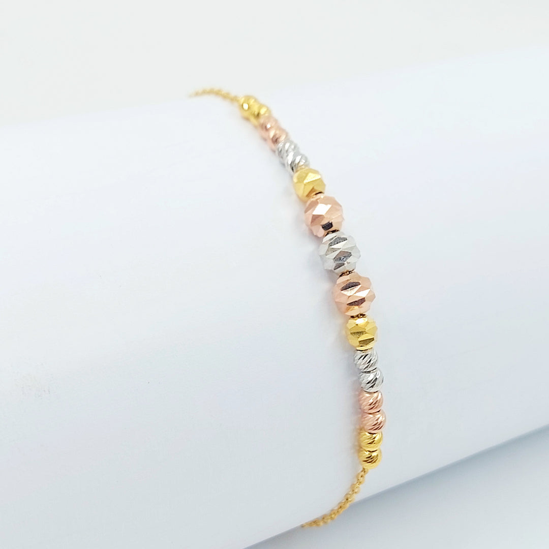 21K اسوارة طابات اكسترا-مجوهرات الشيخ سعيد-Saeed Jewelry 