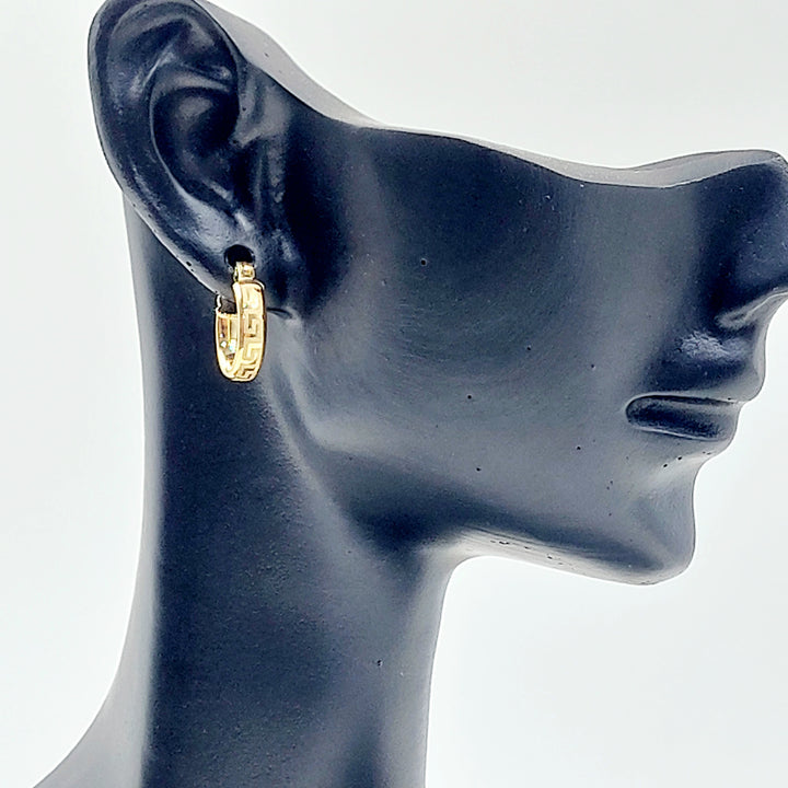 18K حلق ذبلة اطفال-مجوهرات الشيخ سعيد-Saeed Jewelry 
