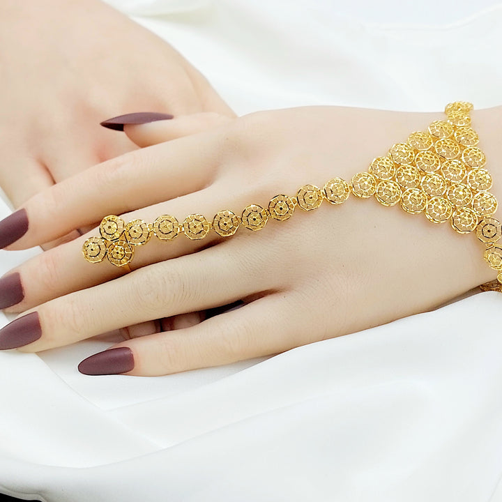 21K كف كويتي-مجوهرات الشيخ سعيد-Saeed Jewelry 