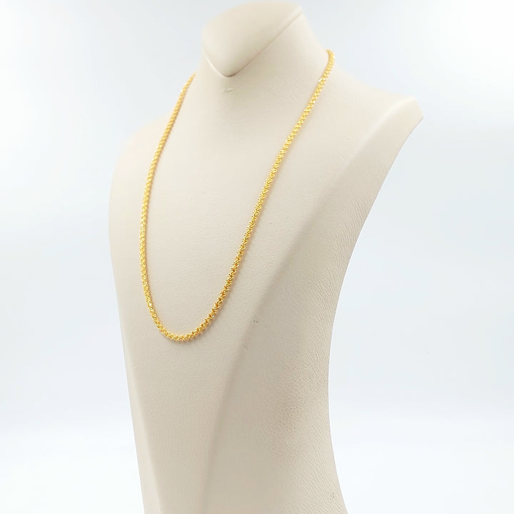21K سنسال فانسي 4mm-مجوهرات الشيخ سعيد-Saeed Jewelry 