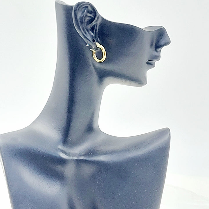 18K حلق ذبلة اطفال-مجوهرات الشيخ سعيد-Saeed Jewelry 