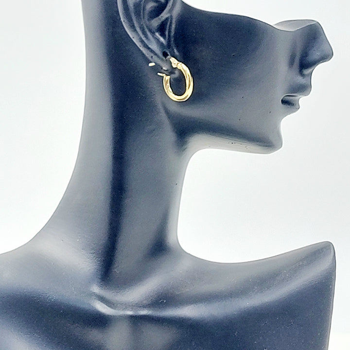 18K حلق ذبلة اطفال-مجوهرات الشيخ سعيد-Saeed Jewelry 