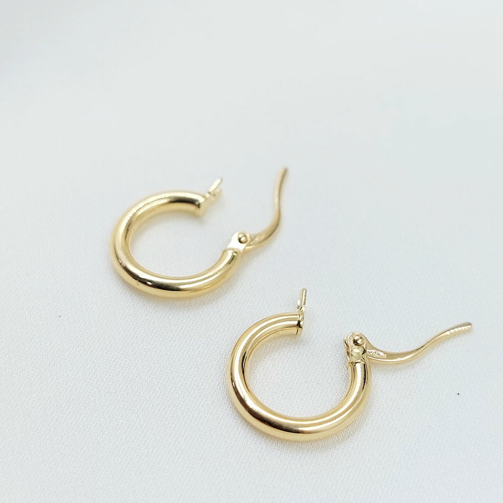 18K حلق ذبلة اطفال-مجوهرات الشيخ سعيد-Saeed Jewelry 