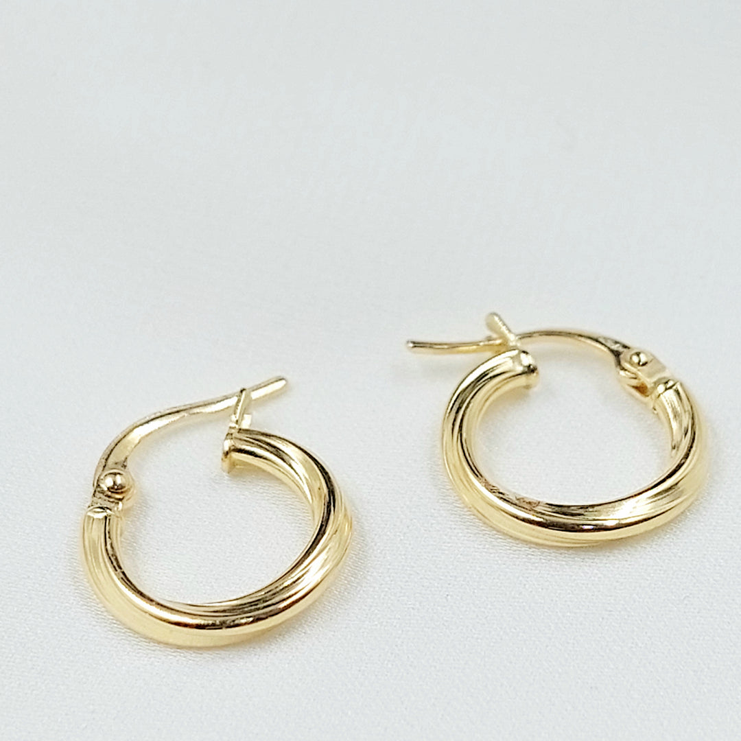 18K حلق ذبلة اطفال-مجوهرات الشيخ سعيد-Saeed Jewelry 