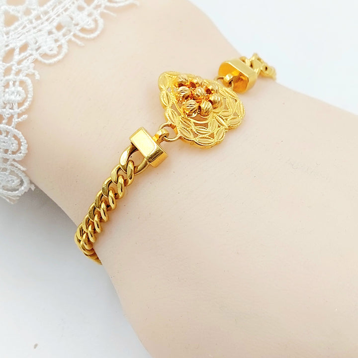 21K اسوارة قلب اكسترا-مجوهرات الشيخ سعيد-Saeed Jewelry 