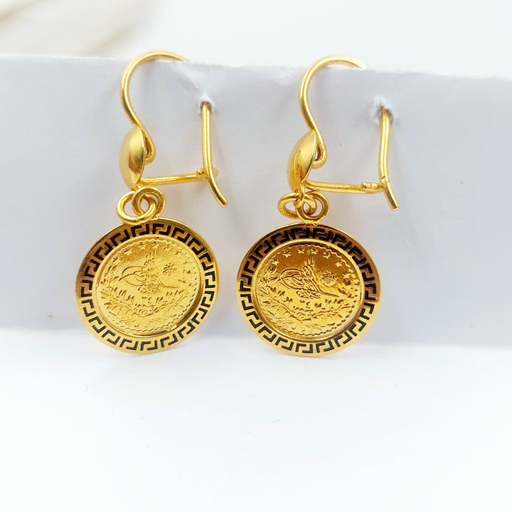 21K حلق رشادي مينا-مجوهرات الشيخ سعيد-Saeed Jewelry 