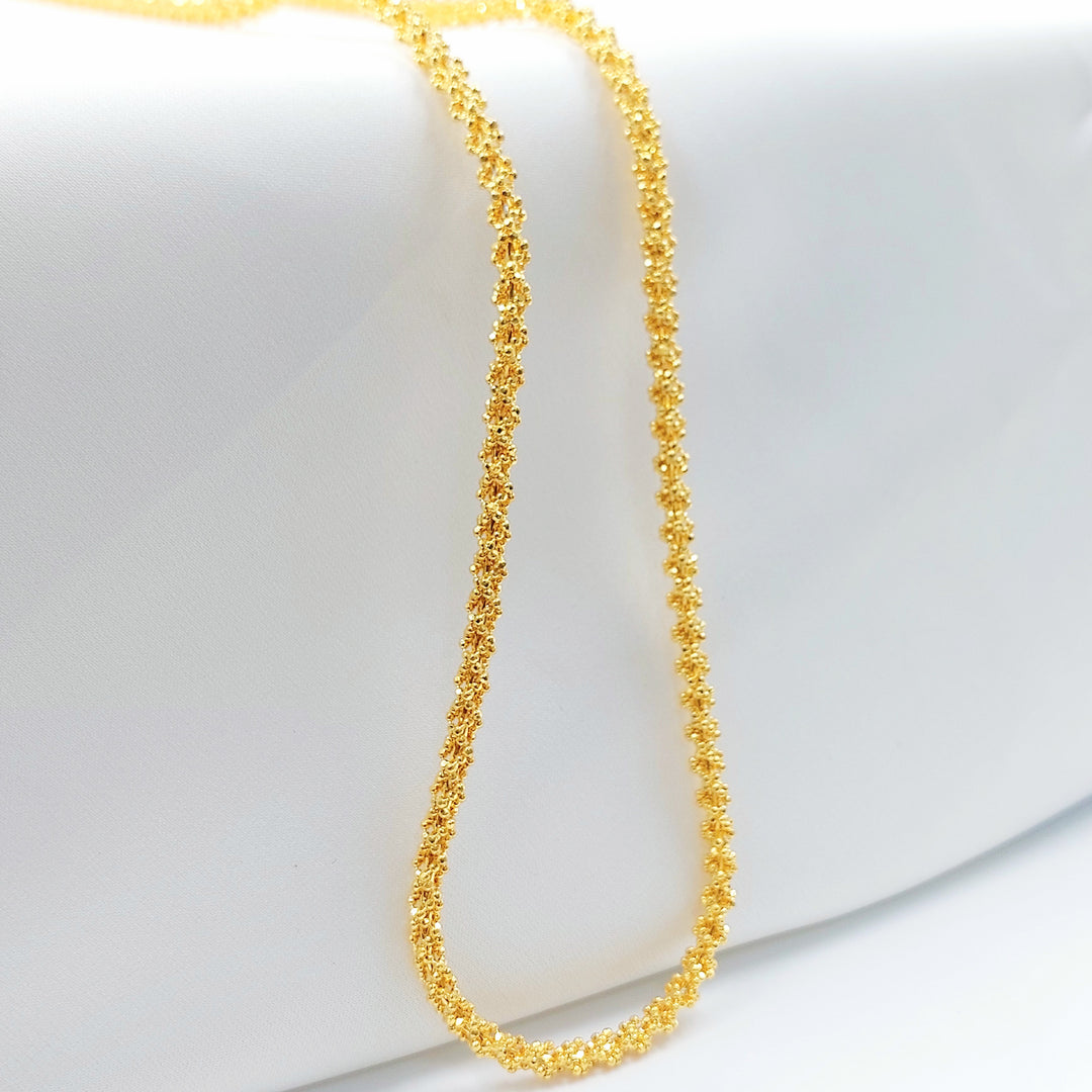 21K سنسال فانسي 4mm-مجوهرات الشيخ سعيد-Saeed Jewelry 
