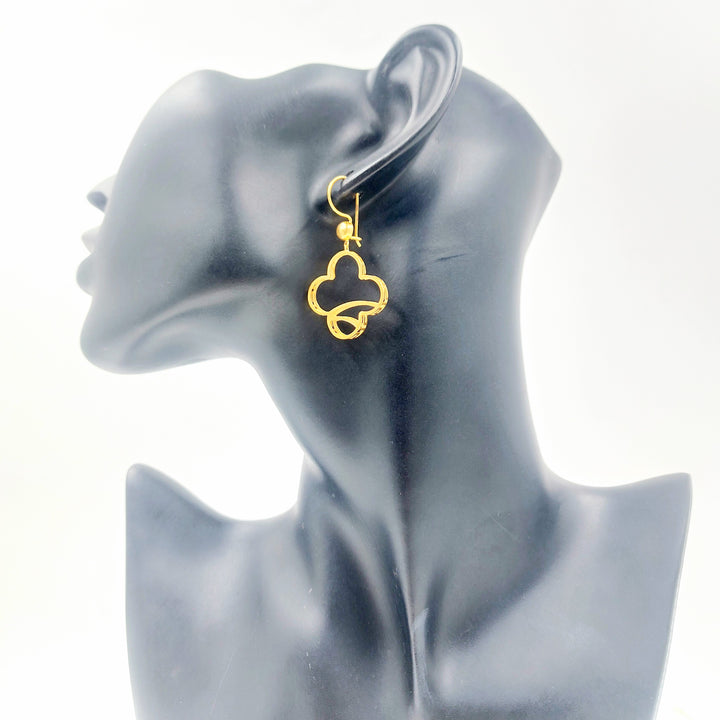 21K حلق شنكل اكسترا-مجوهرات الشيخ سعيد-Saeed Jewelry 