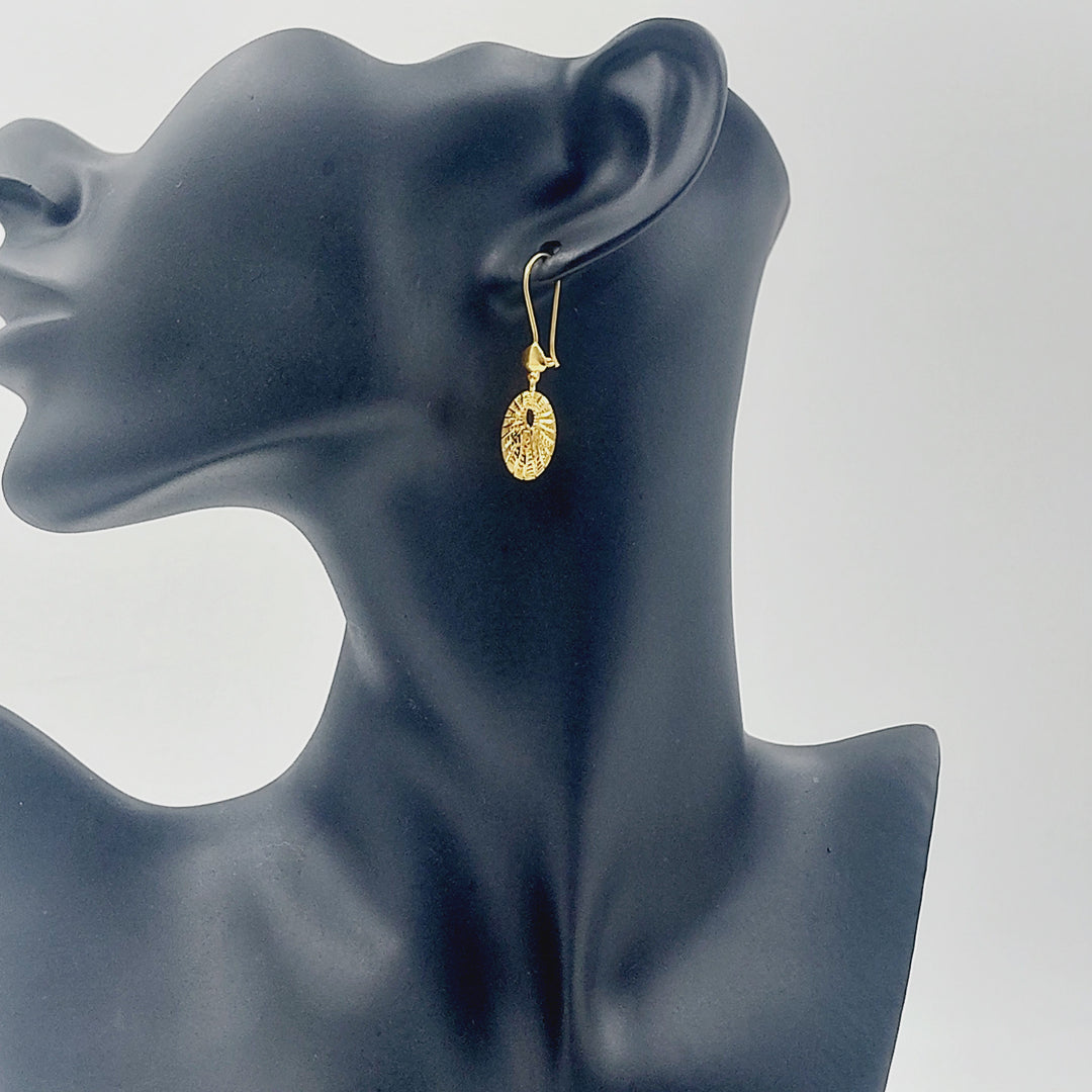 21K حلق شنكل اكسترا-مجوهرات الشيخ سعيد-Saeed Jewelry 