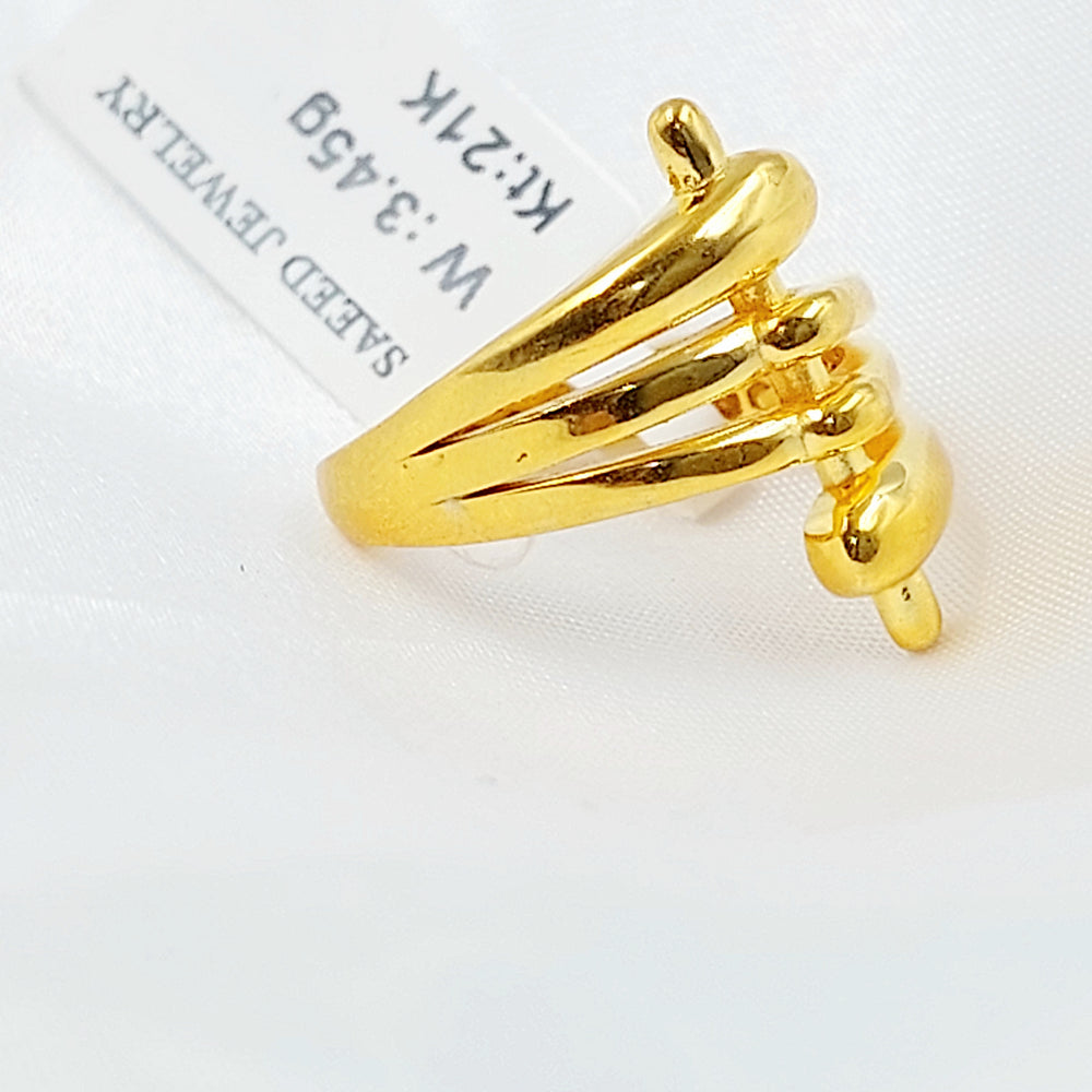 21K خاتم اكسترا-مجوهرات الشيخ سعيد-Saeed Jewelry 