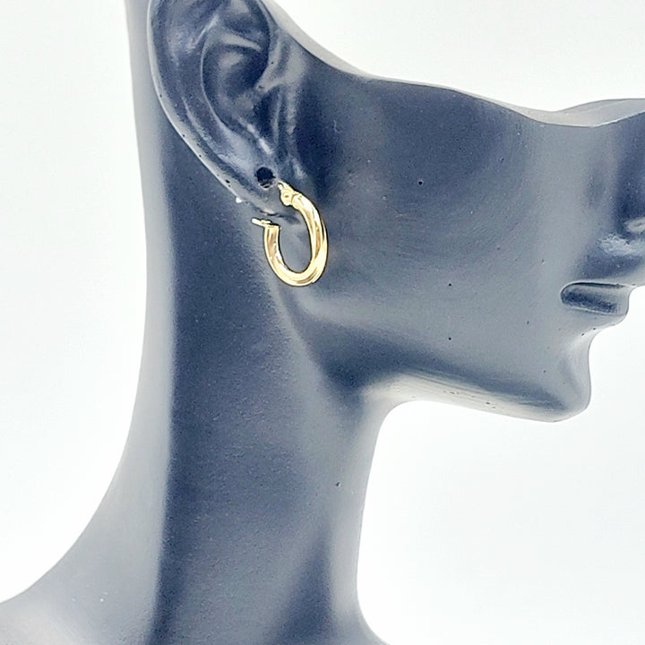 18K حلق ذبلة اطفال-مجوهرات الشيخ سعيد-Saeed Jewelry 