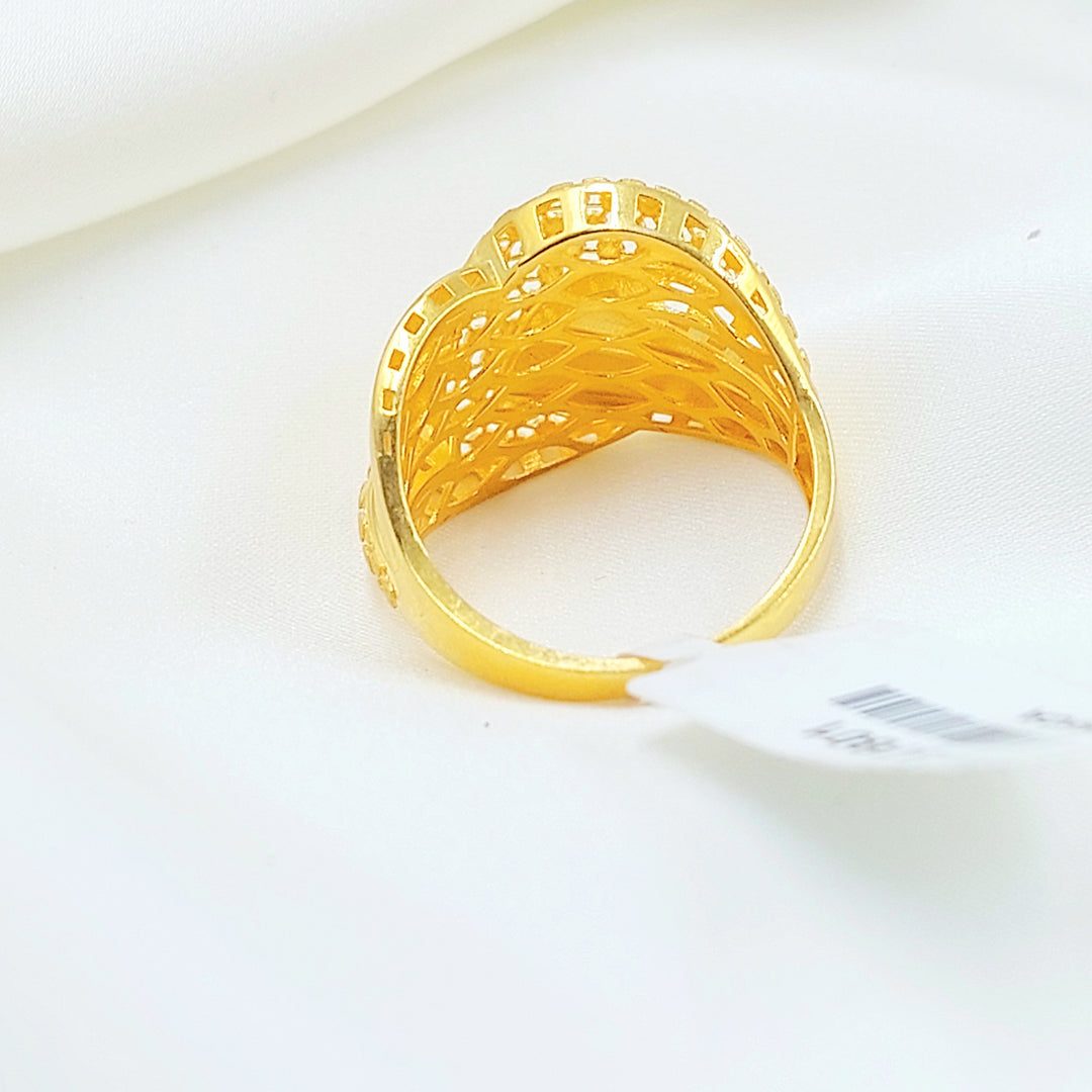 21K خاتم اكسترا-مجوهرات الشيخ سعيد-Saeed Jewelry 