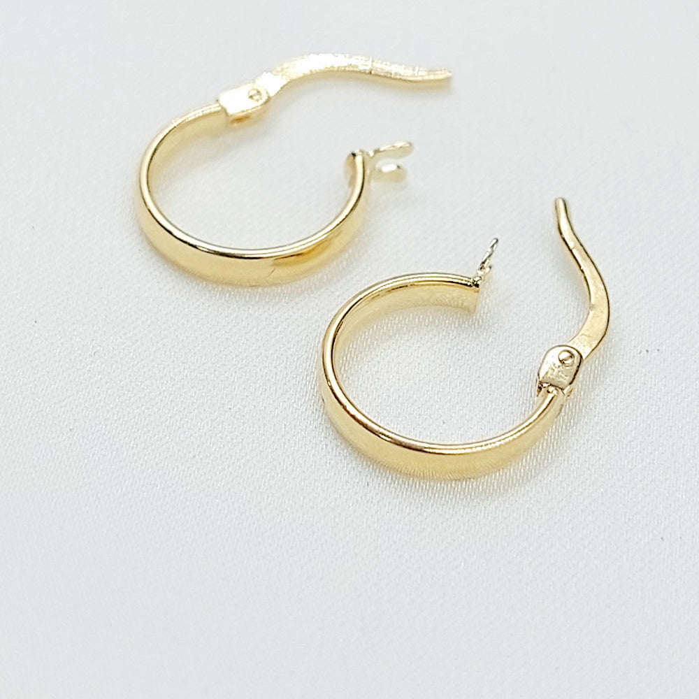18K حلق ذبلة اطفال-مجوهرات الشيخ سعيد-Saeed Jewelry 