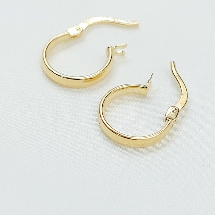 18K حلق ذبلة اطفال-مجوهرات الشيخ سعيد-Saeed Jewelry 