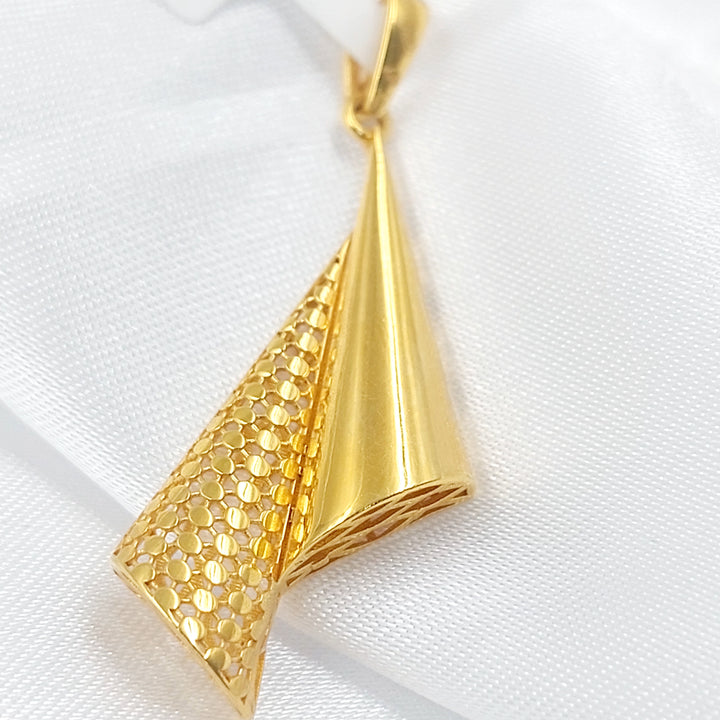 21K تعليقة اجنحة اكسترا-مجوهرات الشيخ سعيد-Saeed Jewelry 