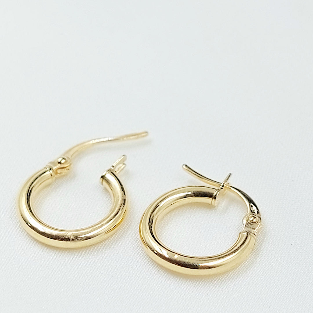 18K حلق ذبلة اطفال-مجوهرات الشيخ سعيد-Saeed Jewelry 
