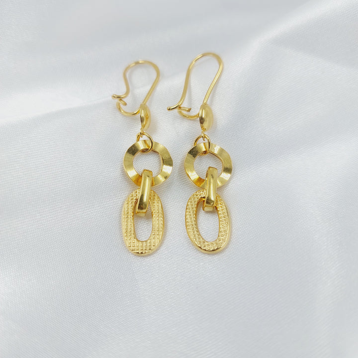 21K حلق شنكل-مجوهرات الشيخ سعيد-Saeed Jewelry 